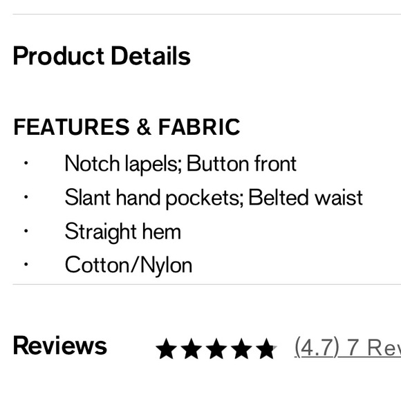 NWT Express Color Block Nylon Belted Trench Coat - Picture 11 of 11